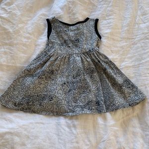 Nooworks grey and black patterned dress (size2)